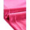 Allegra K Women's Wrap Spaghetti Strap Velvet Crop Cami Tops - 4 of 4