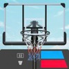 VisioGear Lawn Sports Sets, Portable Basketball Play Set with Base, Wheels and Backboard for Teenagers Adults, Clear, 42.52"*120"*44" - 4 of 4