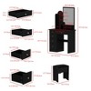 Hitow Vanity Table Makeup Set with Stool and Mirror with LED Lights Bedroom Decor - 4 of 4