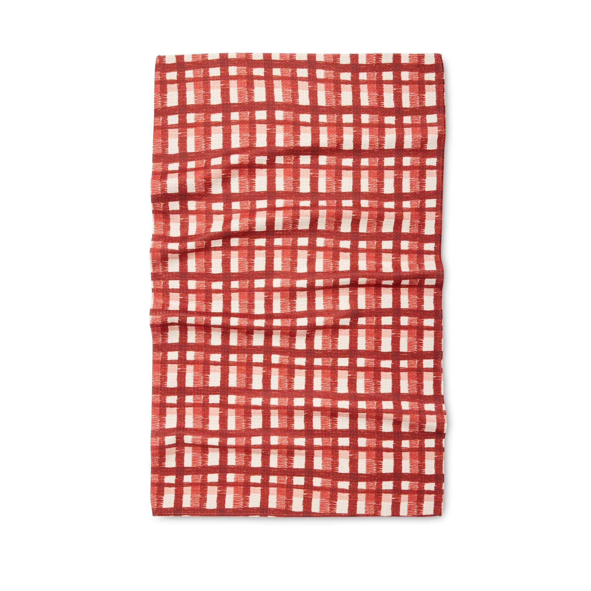 Geometry Kitchen Tea Towel Chalet Plaid