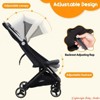 Lightweight Travel Stroller, 5 Point Foldable Compact Stroller w/ Reclining Seat and Canopy, Airplane Friendly - 2 of 4