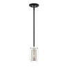 Savoy House Dunbar 1 - Light Pendant in  Matte Black/Polished Chrome - 3 of 4