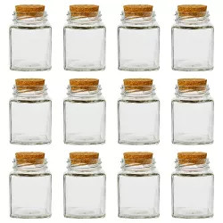 Sparkle And Bash 24 Pack 6oz Small Glass Jars With Lids Hang s Jute String For Homemade Jam And Jelly Target
