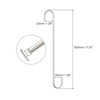 Unique Bargains Steel Extra Long Garden Bathroom Kitchen S Shape Hooks and Hangers 8 Pcs - 2 of 4