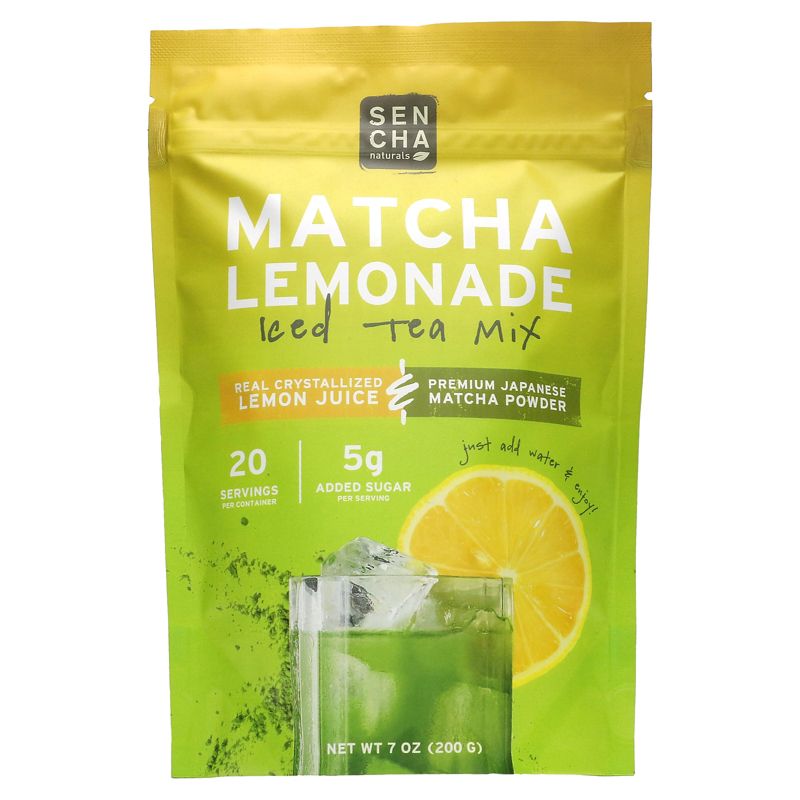 Sencha Naturals Matcha Lemonade, Ice Tea Mix, 7 oz (200 g), 1 of 3