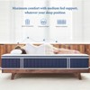 Itopfox Full Size Mattress Medium Feel Hybrid Mattress in a Box Individual Pocket Springs with Memory Foam for Cooler Sleep Pressure Relief & Support - 4 of 4