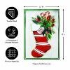 Evergreen Merry Christmas Stocking Applique Garden Flag 12 x 18 Inches Indoor Outdoor Decor - 4 of 4