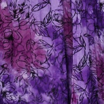 lavender tie dye floral