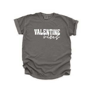 Simply Sage Market Women's Retro Valentine Vibes Short Sleeve Garment Dyed Tee - 1 of 4