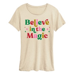 Women's - Instant Message - Believe In The Magic Short Sleeve Graphic T-Shirt - 1 of 4