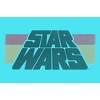 Girl's Star Wars Distressed Horizontal Stripe Logo Crop T-Shirt - 2 of 3
