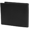 Jack Abrahams - Jack Abrahams Goat Nappa Leather Bi-Fold Top Front Wallet Black/Cognac - image 2 of 4