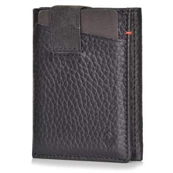 Donbolso Leather Wallet with RFID Protection For Men - Black