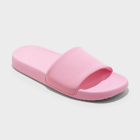 Women's Makenna Slide Sandals - All In Motion™ Pink 6 : Target