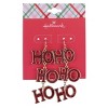 Hallmark Red Glitter Enamel Ho Ho Ho Earrings - 4 of 4