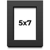 PosterPalooza | Photo Size Flat Black Picture Frame - UV Acrylic, Foam Board Backing, Hanging Hardware - 2 of 4