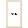 PosterPalooza | 10x20 Wide Barnwood Picture Frame, UV Acrylic, 6 Finishes - Grey, Brown, White, and Black - 2 of 4
