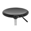 studio designs Studio Adjustable Barstool Black/Chrome : Glossy Finish, Metal Legs, 175lb Capacity - 2 of 4