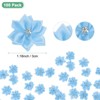Unique Bargains Artificial Satin Durable Flexible Decorative Mini Ribbon Flowers with Rhinestones 1.2 Inch 100 Pcs - 3 of 4