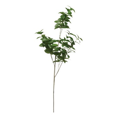 44.5" x 12" Artificial Faux Camellia Leaf Branch Plant - 3R Studios