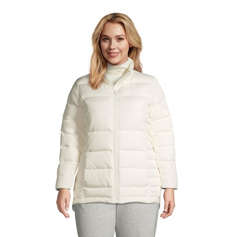 Lands end down puffer on sale coat