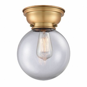 Beacon - 1 Light Flush Mount In Industrial Style-9.15 Inches Tall and 8 Inches Wide - 1 of 1