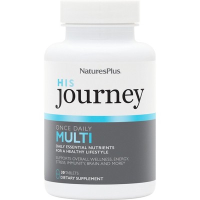 His Journey - Once Daily Multi by Nature's Plus  -  30 Tablet
