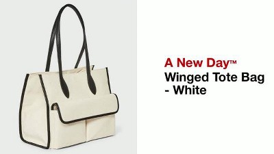 Winged Tote Bag - A New Day™ White : Target