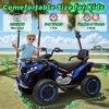 JOYRACER 24V 7Ah Kids Ride-On ATV Quad with Bluetooth, Music, USB & MP3 Port, Electric 4-Wheeler Toys Cars for Outdoor Adventure - 2 of 4