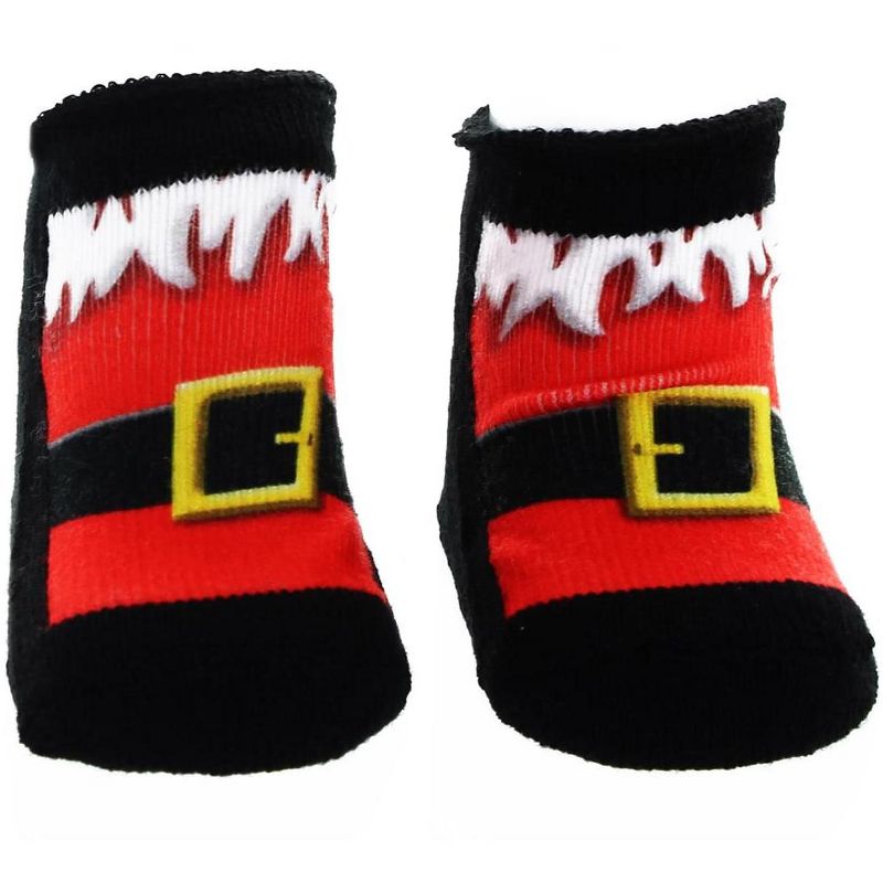 Living Royal Santa Boots Baby Socks 0-6 Month, 1 of 2