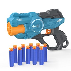 Contixo Blazing Fun Foam Dart Blasters for Kids & Adults – Ultimate Outdoor Soft Dart Toy Blaster with Rotating Barrel for Epic Play Time! - 1 of 3