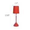Table Lamp with Fabric Shade and Hanging Acrylic Beads - Simple Designs - 3 of 4