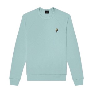 Dalix Lightning (Glow in the Dark) Embroidered Crewneck Fleece Sweatshirt Pullover Mens - 1 of 4