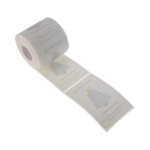 Unique Bargains Christmas Stickers for Ceramic Glass Metal Paper Plastic Peel Light Gray Blue 1Pcs - 1 of 4