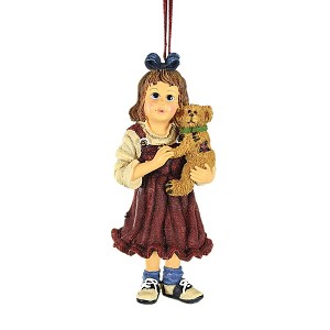 Boyds Bears 4.0 Inch Samantha W/ Conner...Best Friend Christmas Dollstone Ornament Tree Ornaments - 1 of 3