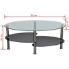 vidaXL Coffee Table with Exclusive Design Black - 4 of 4