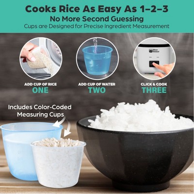 Rice Robot Rice Cooker 4.5 Cups Cooked Electric Mini Rice Maker Pot