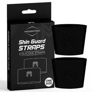 Silicone Shin Guard Holder Bands, Alternative to Grip Tape Black 1 - 1 of 4