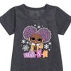 Girls' - LOL Surprise! - Winter Dolls Graphic Short Sleeve Fleece Dress - 2 of 3