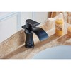 BWE Waterfall Single Hole Single-Handle Low-Arc Bathroom Faucet With Pop-up Drain Assembly - 4 of 4