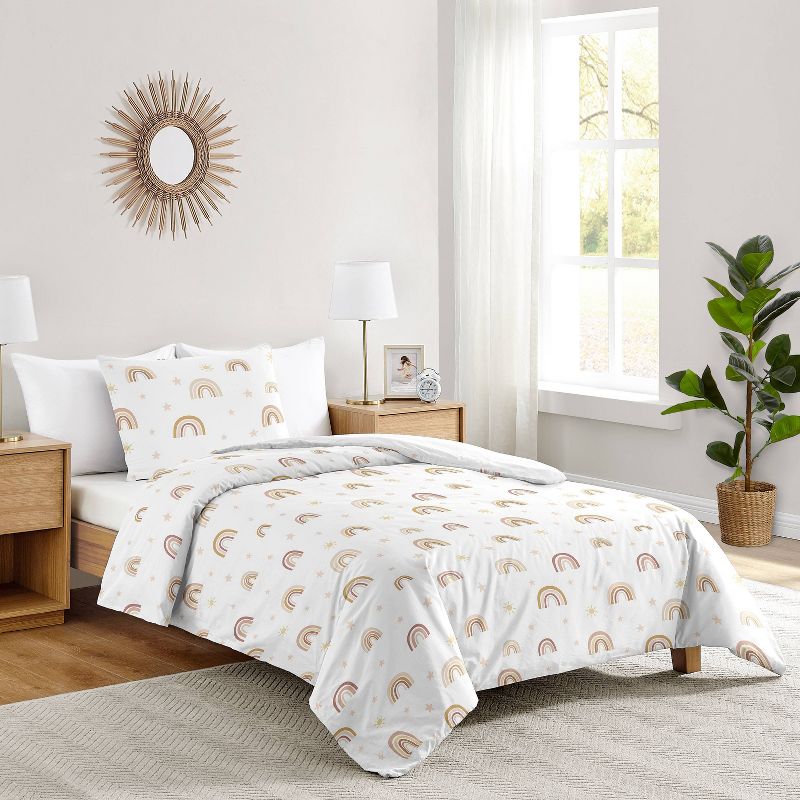 4pc Rainbow Twin Kids&#39; Comforter Bedding Set - Sweet Jojo Designs, 4 of 7