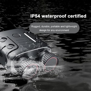 Night Vision Full Black Binoculars, HD Camera 960P, Built-in 3800mAh Battery, Aperture Lens, 2.4 Inch Display - 1 of 4