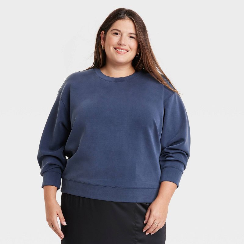 Women's Sandwash Sweatshirt - A New Day™, 1 of 11