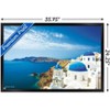 Trends International Santorini Island Framed Wall Poster Prints - 3 of 4
