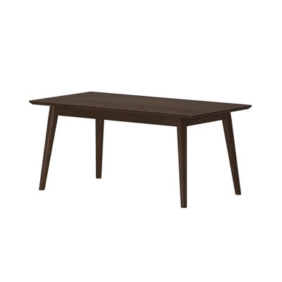 Walnut 40'' Mid Century Modern Rectangular Coffee Table