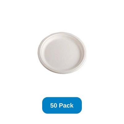 Responsible Products 9" Classic Round Plate Sugarcane & Bamboo - Pack of 50