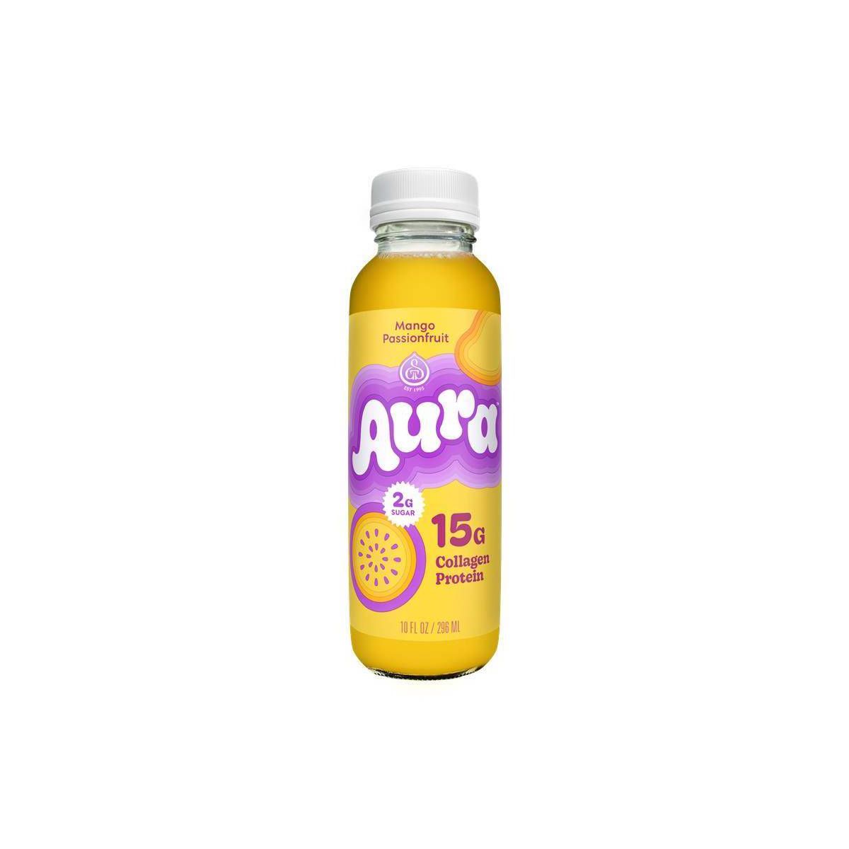 GT's Aura Mango Passionfruit Collagen Protein - 10 fl oz