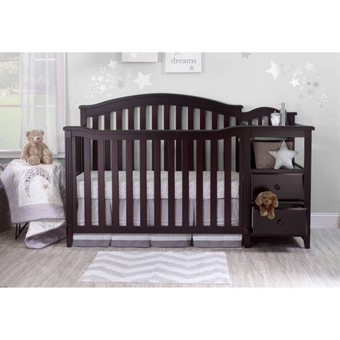 Sorelle berkley 4 in 1 crib store & changer