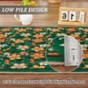 Area Rug, Boho Floral Machine Washable Rug ¨C Non-Slip Low Pile Carpet for Living Room, Bedroom, Nursery - 4 of 4