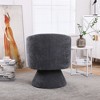 Swivel Accent Chair Armchair, Round Barrel Chair in Fabric for Living Room Bedroom - 4 of 4